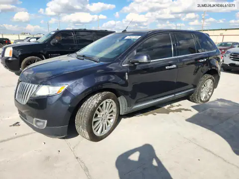 2LMDJ6JK9DBL61071 — 2013 Lincoln MKX, Передняя часть, фото до ремонта