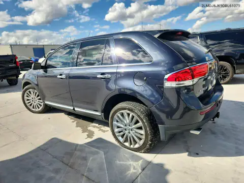 2LMDJ6JK9DBL61071 — 2013 Lincoln MKX, фото 2 с аукциона Copart, Передняя часть