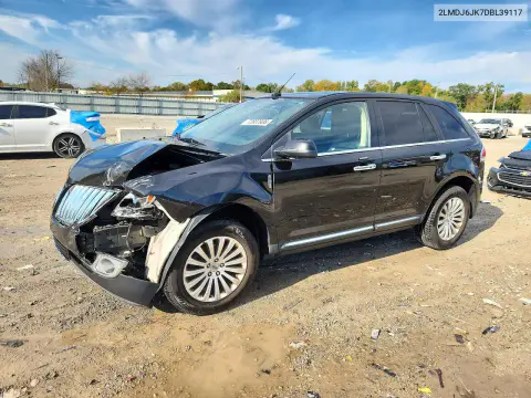 2LMDJ6JK7DBL39117 — 2013 Lincoln MKX, Передняя часть, фото до ремонта
