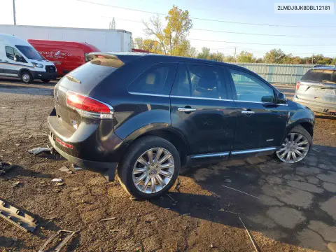 2013 Lincoln Mkx VIN 2LMDJ8JK8DBL12181 фото 3