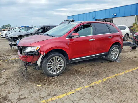 2LMDJ8JK1EBL08703 — 2014 Lincoln MKX, Передняя часть (Front End), фото до ремонта