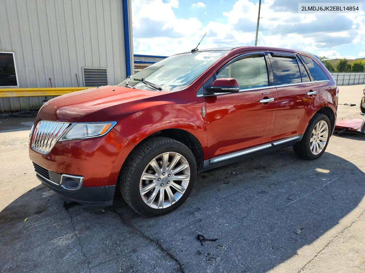2014 Lincoln Mkx VIN 2LMDJ6JK2EBL14854 фото 1