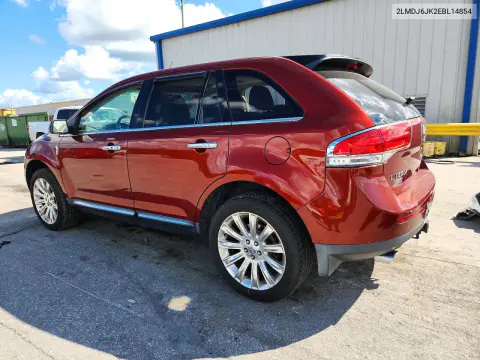 2014 Lincoln Mkx VIN 2LMDJ6JK2EBL14854 фото 2