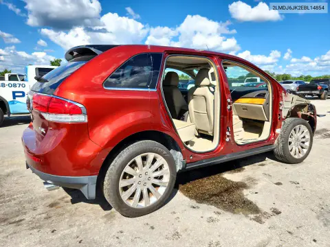 2014 Lincoln Mkx VIN 2LMDJ6JK2EBL14854 фото 3