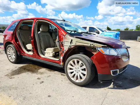 2014 Lincoln Mkx VIN 2LMDJ6JK2EBL14854 фото 4