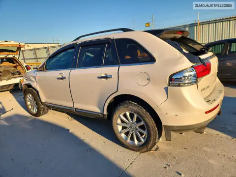 2015 Lincoln Mkx VIN 2LMDJ6JK1FBL32005 фото 2