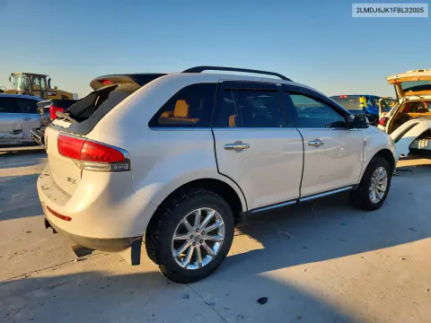 2015 Lincoln Mkx VIN 2LMDJ6JK1FBL32005 фото 3