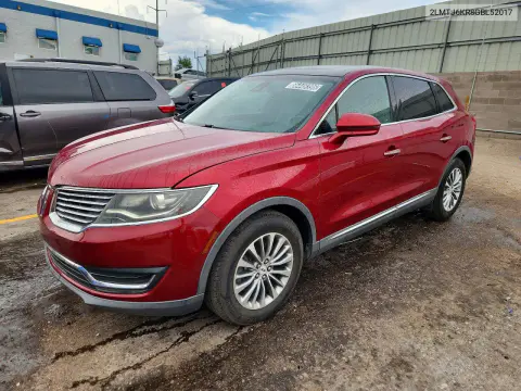 2LMTJ6KR8GBL52017 — 2016 Lincoln MKX, Естественный износ, фото до ремонта