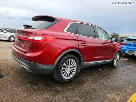 2016 Lincoln Mkx Select VIN 2LMTJ6KR8GBL52017 фото 3