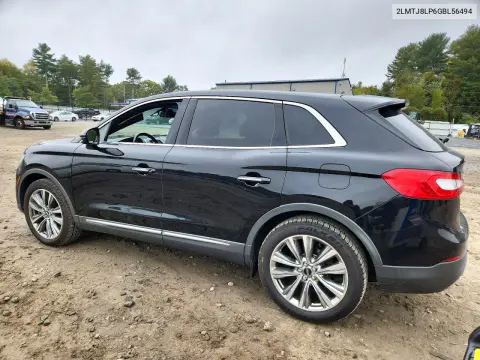 2016 Lincoln Mkx Reserve VIN 2LMTJ8LP6GBL56494 фото 2