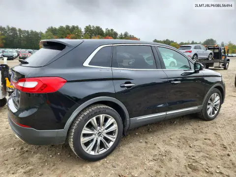 2016 Lincoln Mkx Reserve VIN 2LMTJ8LP6GBL56494 фото 3