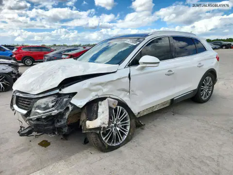 2LMTJ6LR5GBL45976 — 2016 Lincoln MKX, Передняя часть, фото до ремонта