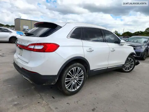 2LMTJ6LR5GBL45976 — 2016 Lincoln MKX, фото 3 с аукциона Copart, Передняя часть