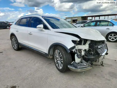 2LMTJ6LR5GBL45976 — 2016 Lincoln MKX, фото 4 с аукциона Copart, Передняя часть