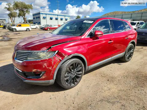 2LMPJ6LR8GBL38313 Lincoln MKX 2016 — повреждение Передняя часть, фото до ремонта