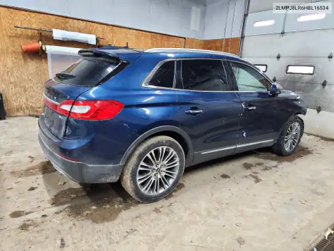 2LMPJ8LR6HBL16534 — 2017 Lincoln MKX, фото 3 с аукциона Copart, Передняя часть