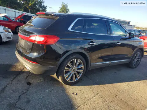 2017 Lincoln Mkx Reserve VIN 2LMPJ8LP0HBL34736 фото 3