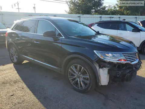 2017 Lincoln Mkx Reserve VIN 2LMPJ8LP0HBL34736 фото 4