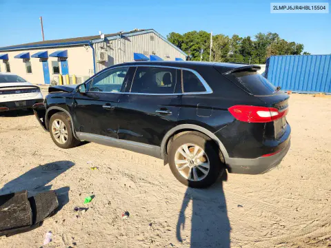 2017 Lincoln Mkx Premiere VIN 2LMPJ6JR4HBL15504 фото 2