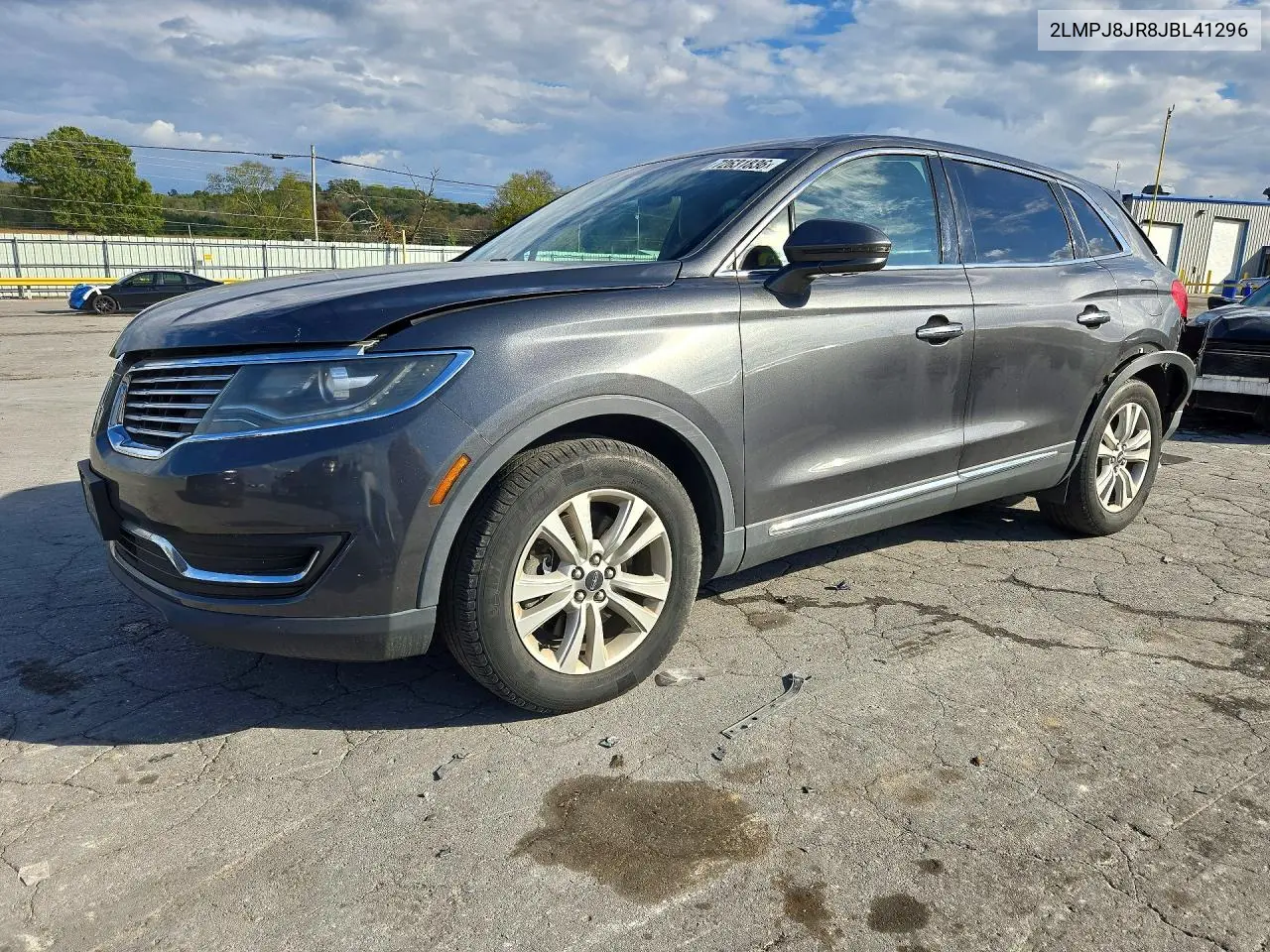 2LMPJ8JR8JBL41296 Lincoln MKX 2018 — повреждение Задняя часть, фото до ремонта