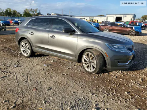 2018 Lincoln Mkx Reserve VIN 2LMPJ8LR4JBL22211 фото 4