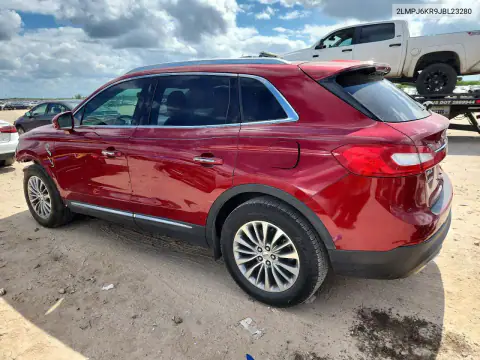 2LMPJ6KR9JBL23280 — 2018 Lincoln MKX, фото 2 с аукциона Copart, Передняя часть