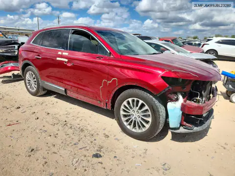 2LMPJ6KR9JBL23280 — 2018 Lincoln MKX, фото 4 с аукциона Copart, Передняя часть