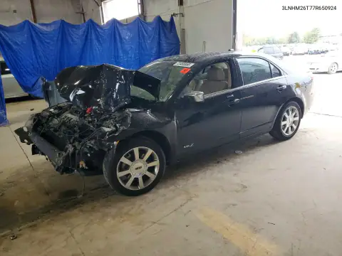 3LNHM26T77R650924 Lincoln MKZ 2007 — повреждение Передняя часть, фото до ремонта