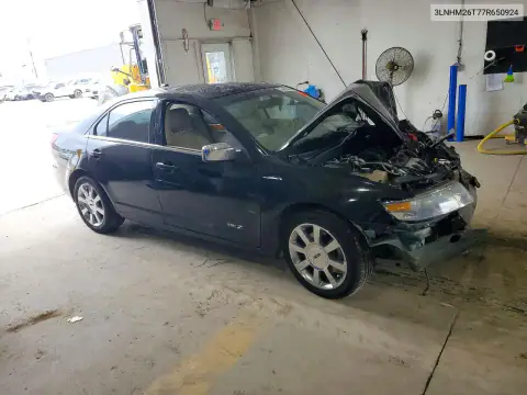 3LNHM26T77R650924 — 2007 Lincoln MKZ, фото 4 с аукциона Copart, Передняя часть