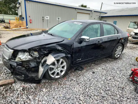 3LNHM26T98R661599 Lincoln MKZ 2008 — повреждение Передняя часть, фото до ремонта