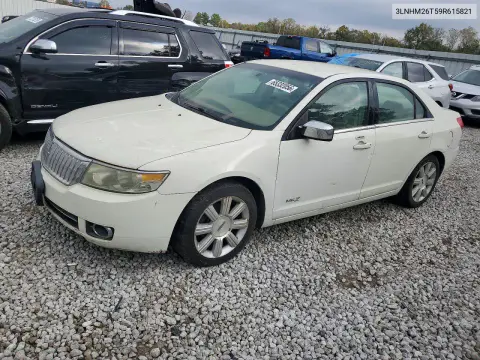 3LNHM26T59R615821 — 2009 Lincoln MKZ, Подтопление, фото до ремонта