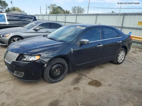 3LNHL2GC8AR754685 — 2010 Lincoln MKZ, Передняя часть, фото до ремонта