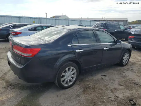 2010 Lincoln Mkz VIN 3LNHL2GC8AR754685 фото 3