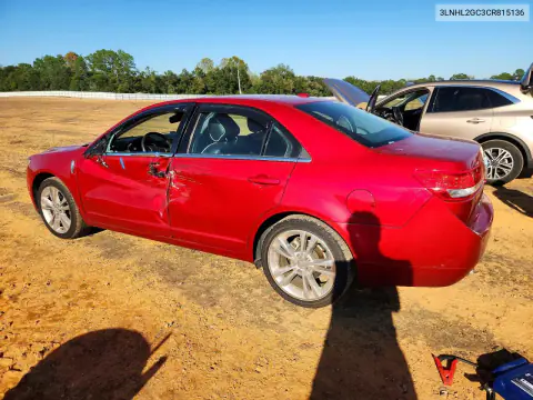 2012 Lincoln Mkz VIN 3LNHL2GC3CR815136 фото 2