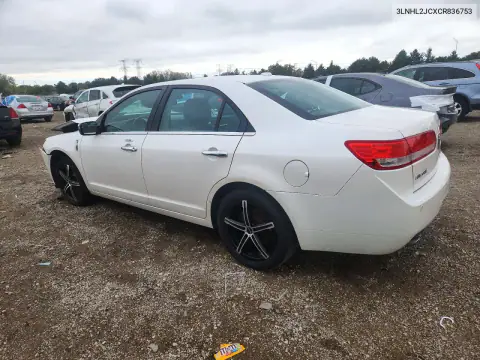 3LNHL2JCXCR836753 — 2012 Lincoln MKZ, фото 2 с аукциона Copart, Передняя часть