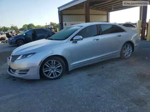 3LN6L2GK9DR807235 — 2013 Lincoln MKZ, Передняя часть, фото до ремонта