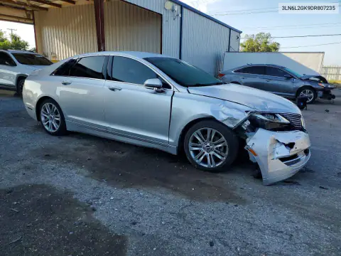 3LN6L2GK9DR807235 — 2013 Lincoln MKZ, фото 4 с аукциона Copart, Передняя часть