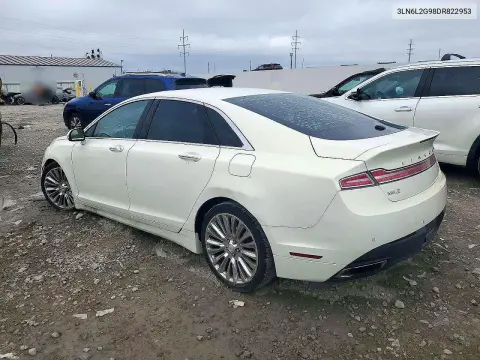 2013 Lincoln Mkz VIN 3LN6L2G98DR822953 фото 2