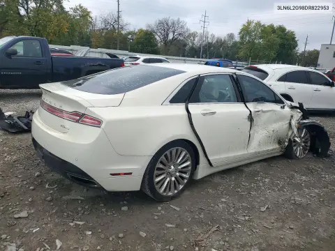 2013 Lincoln Mkz VIN 3LN6L2G98DR822953 фото 3
