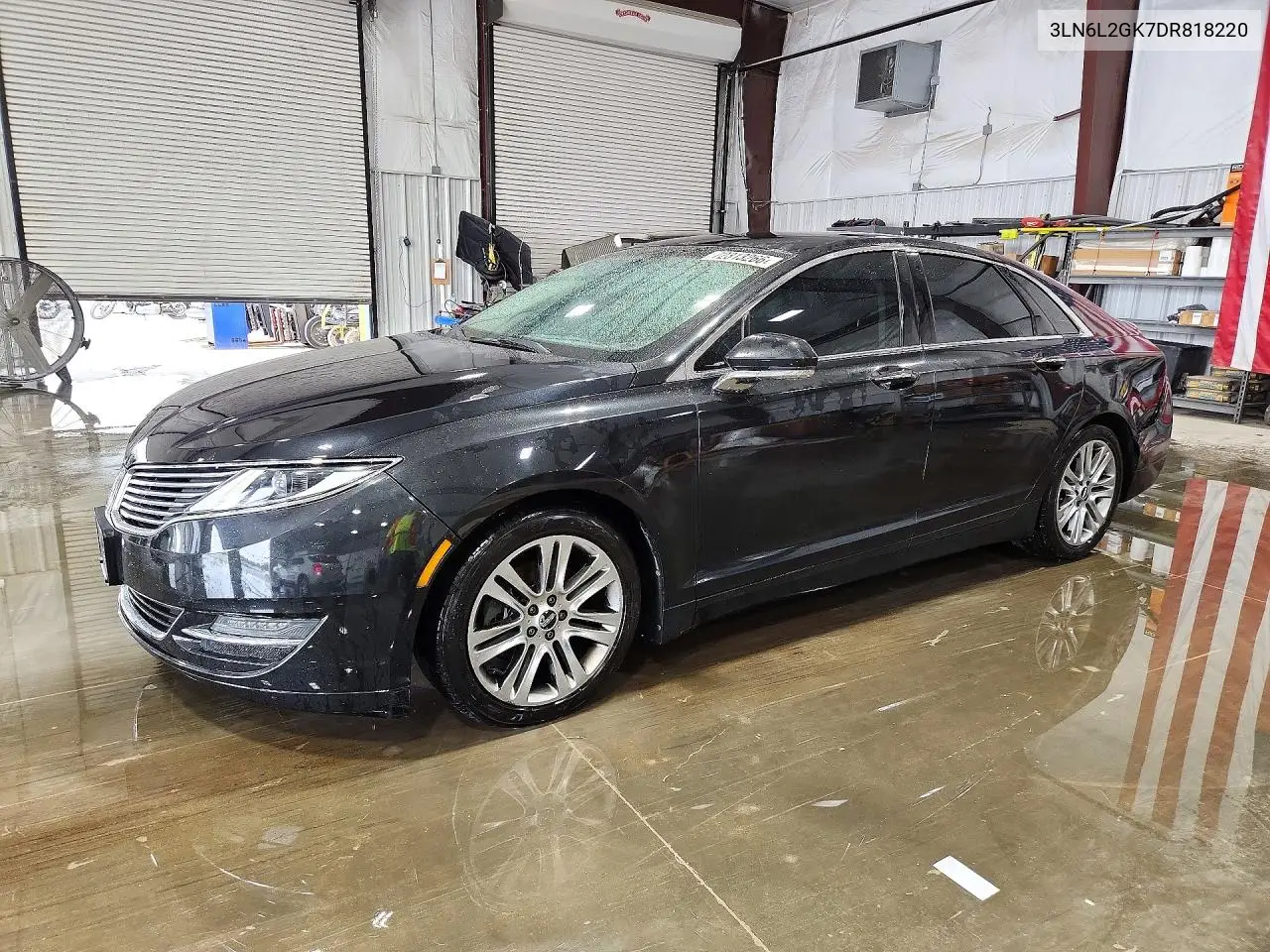 3LN6L2GK7DR818220 Lincoln MKZ 2013 — повреждение Боковая часть, фото до ремонта