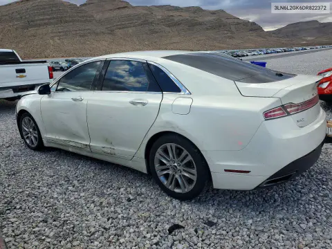 2013 Lincoln Mkz VIN 3LN6L2GK6DR822372 фото 2