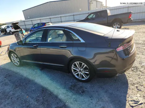 2013 Lincoln Mkz Hybrid VIN 3LN6L2LU0DR801119 фото 2