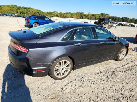 2013 Lincoln Mkz Hybrid VIN 3LN6L2LU0DR801119 фото 3