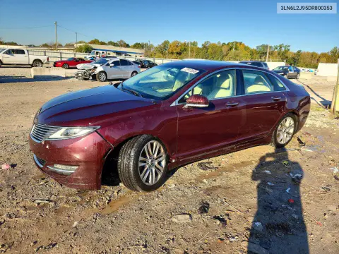3LN6L2J95DR800353 — 2013 Lincoln MKZ, Ходовая часть, фото до ремонта