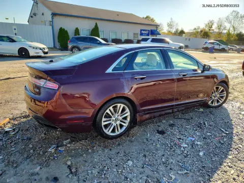 2013 Lincoln Mkz VIN 3LN6L2J95DR800353 фото 3
