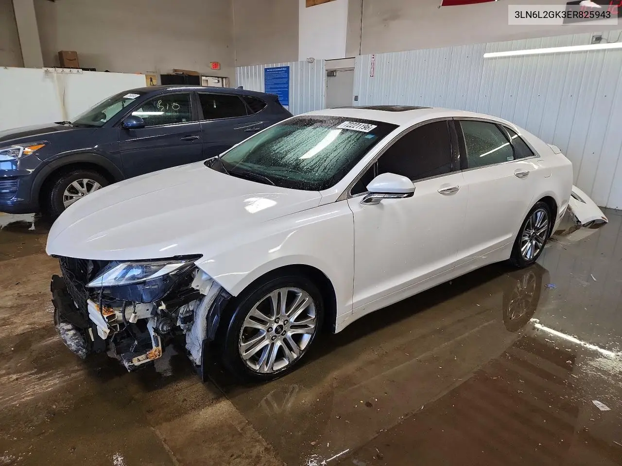 2014 Lincoln Mkz VIN 3LN6L2GK3ER825943 фото 1