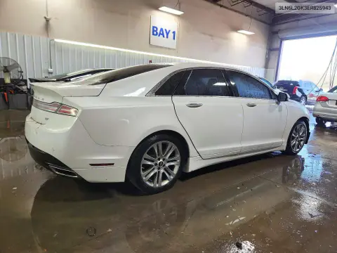 2014 Lincoln Mkz VIN 3LN6L2GK3ER825943 фото 3