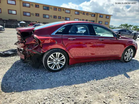 2014 Lincoln Mkz Hybrid VIN 3LN6L2LU9ER814257 фото 3