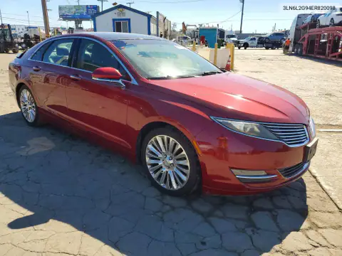 3LN6L2G94ER820098 — 2014 Lincoln MKZ, фото 4 с аукциона Copart, Задняя часть