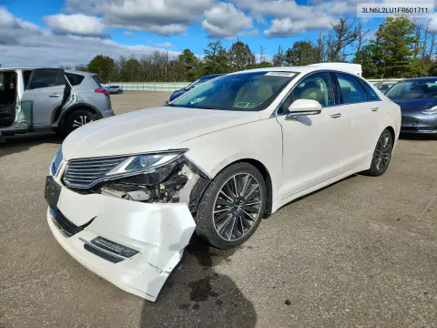 3LN6L2LU1FR601711 — 2015 Lincoln MKZ, Передняя часть, фото до ремонта